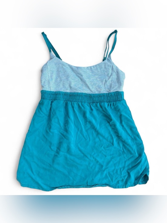 lululemon athletica Tops - Lululemon babydoll blue striped bliss tank size 6